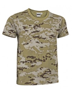 Camiseta de caza camuflaje manga corta