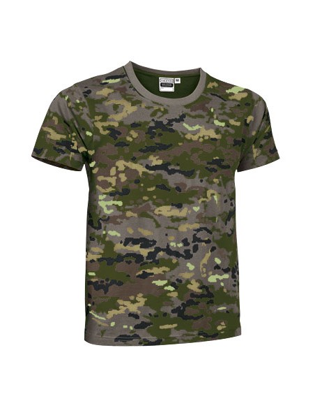 Camiseta de caza camuflaje mano