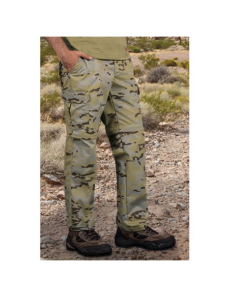 Pantalon de caza de camuflaje claro desmontable arizona