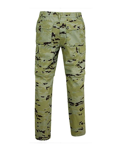 Pantalon de caza de camuflaje claro desmontable...