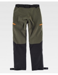 Pantalon de caza impermeable verde-negro leon 2