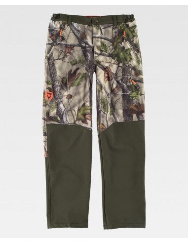 Pantalon de Caza impermeable verde print