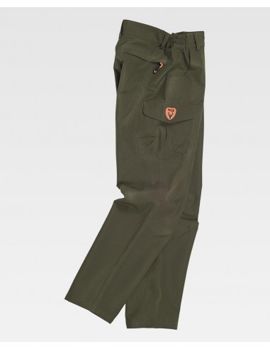 Pantalon de caza impermeable verde basic