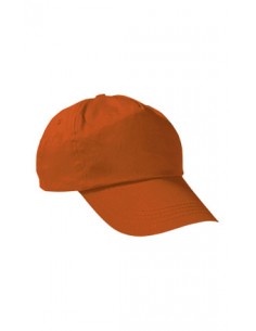Gorra de caza alta visibilidad naranja cinta