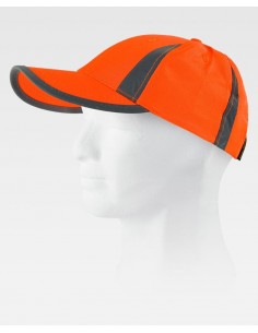 Gorra de caza refrectante naranja alta visibilidad olivo