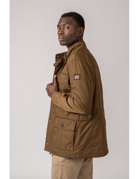 Parka de monteria impermeable gold