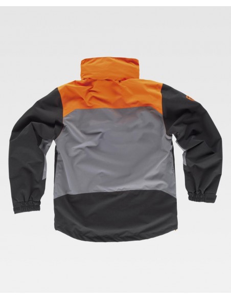 Chaqueta de caza con gorro montaña